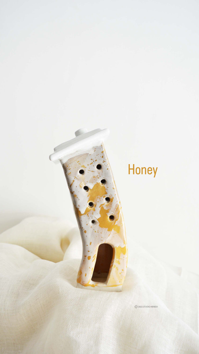 HONEY- Topsy Turvy Tealight Housing Society- Ceramic Sculpture