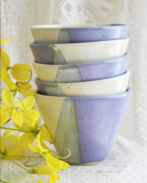 DEEP SNACK BOWLS- SMALL- HALF N HALF