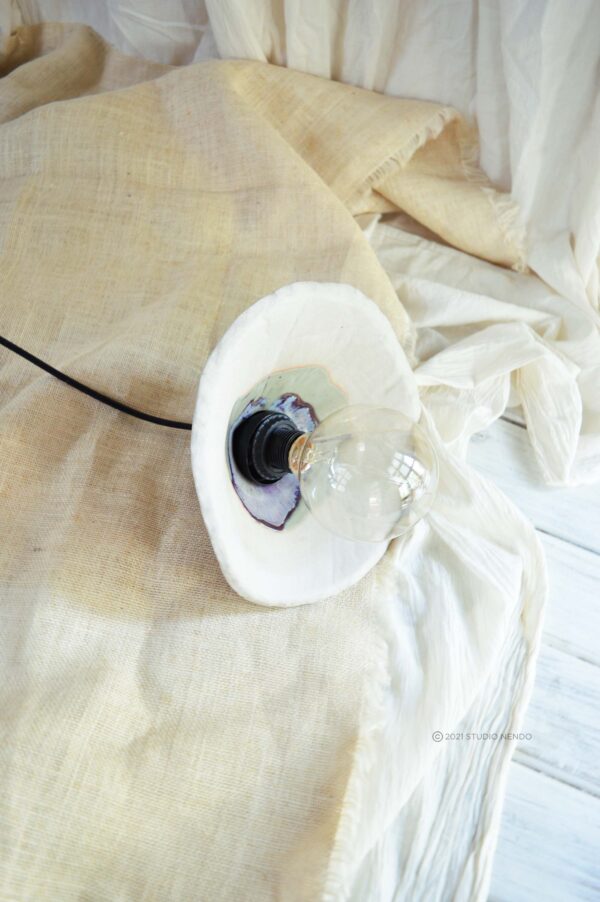 HANDMADE CERAMIC PENDANT LIGHT-Shroom #2-Made to Order