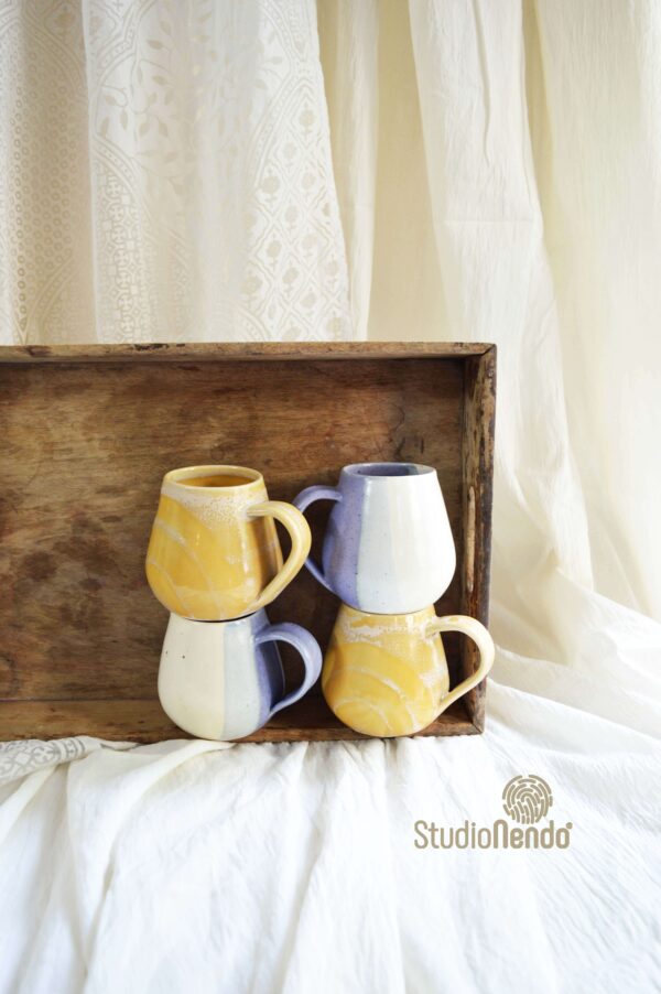 BELLY MUG- HALF N HALF