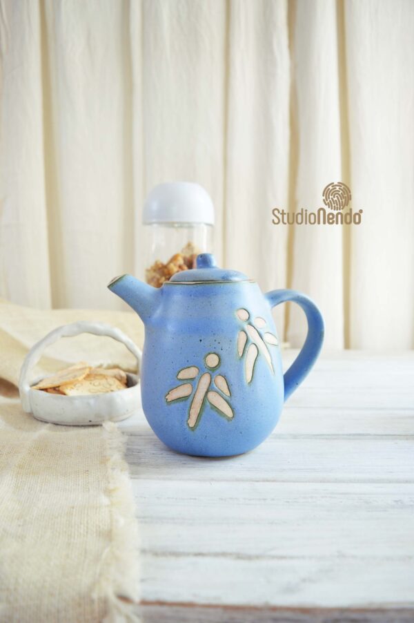 TEAPOT- MATT BLUE