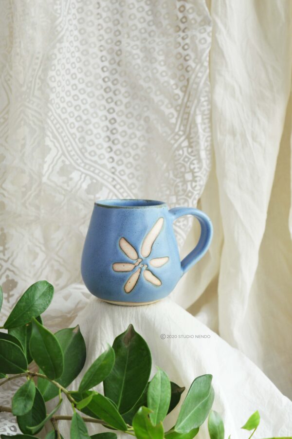 BELLY MUG- MATT BLUE