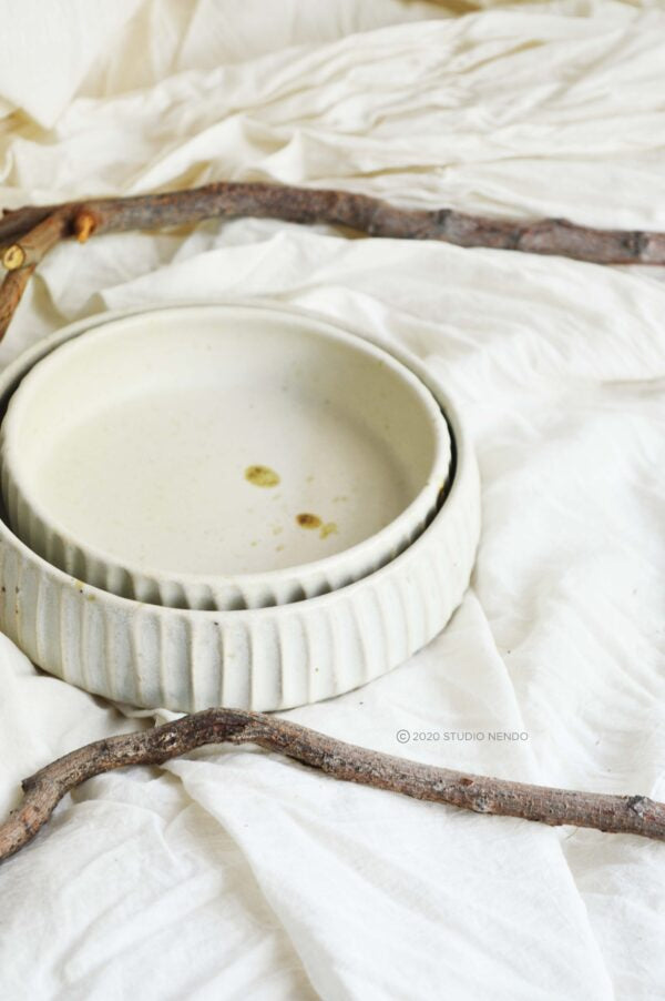 FLUTED BREAKFAST BOWL- OATMEAL