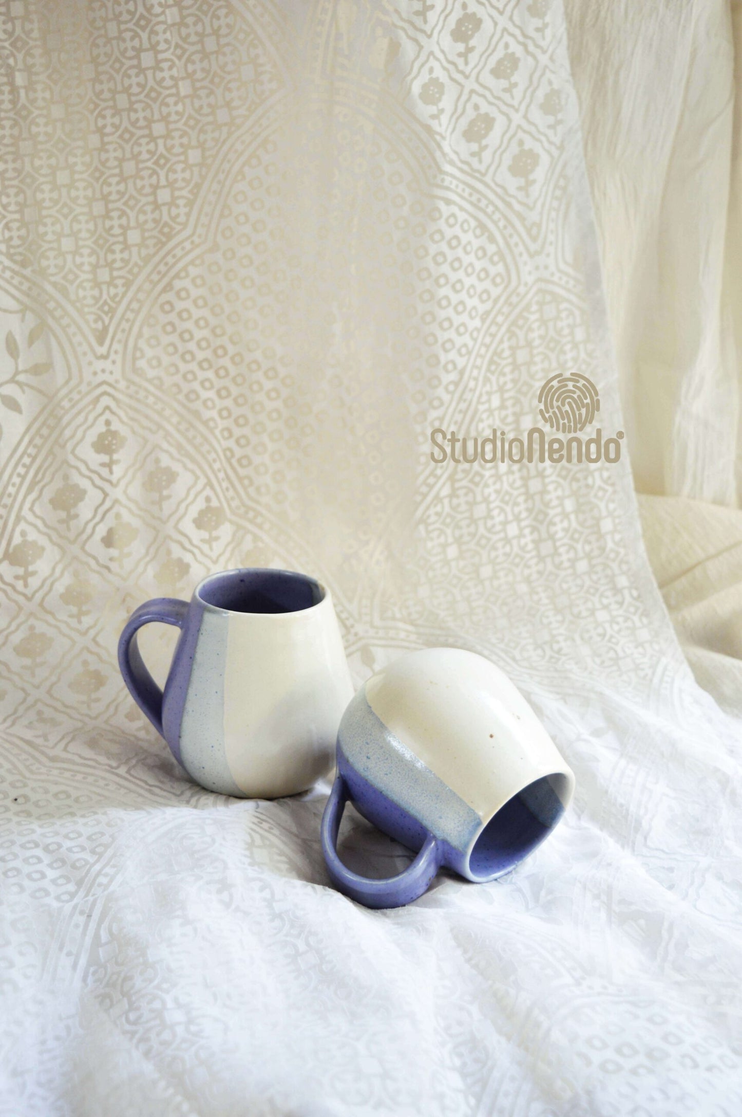 BELLY MUG- MATT BLUE