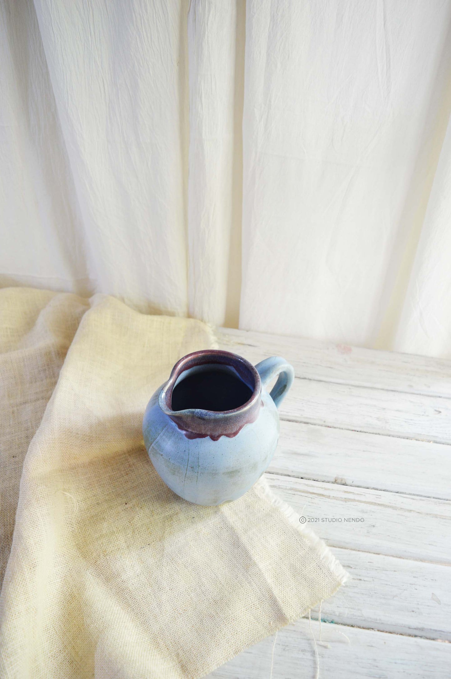 BIG JUG- 1.5 LITRES- MATT BLUE RUBY LIP