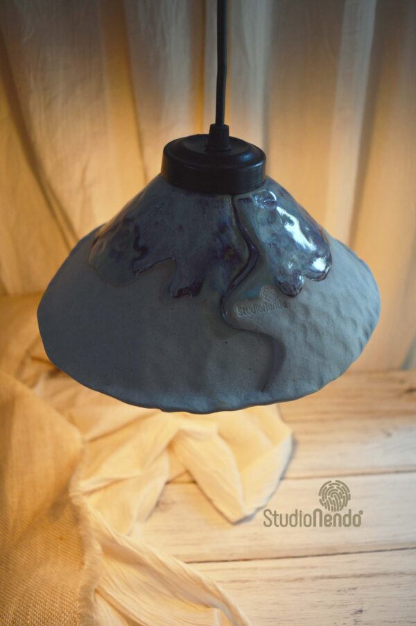 HANDMADE CERAMIC PENDANT LIGHT-Shroom #2-Made to Order