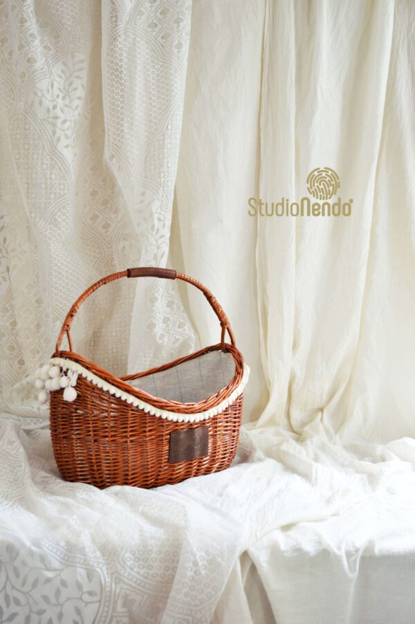 Kashmiri Willow Open Picnic Basket