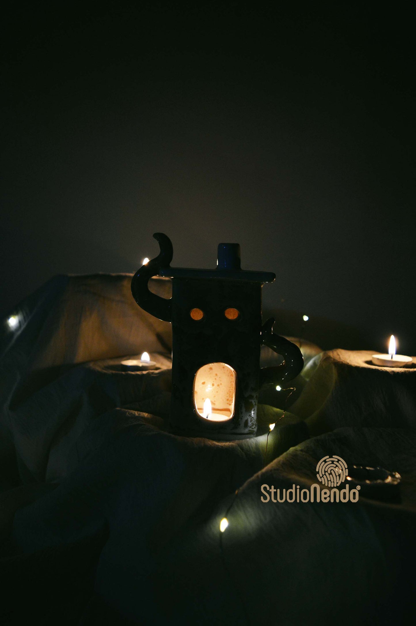 FREDDY- MONSTER TEALIGHT HOUSE
