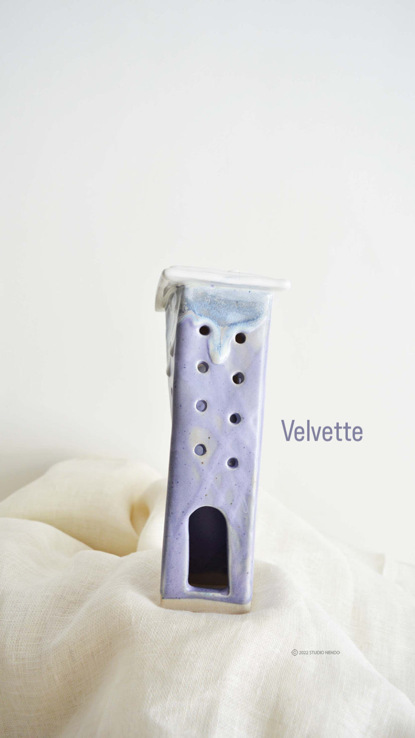 VELVETTE- Topsy Turvy Tealight Housing Society- Ceramic Sculpture