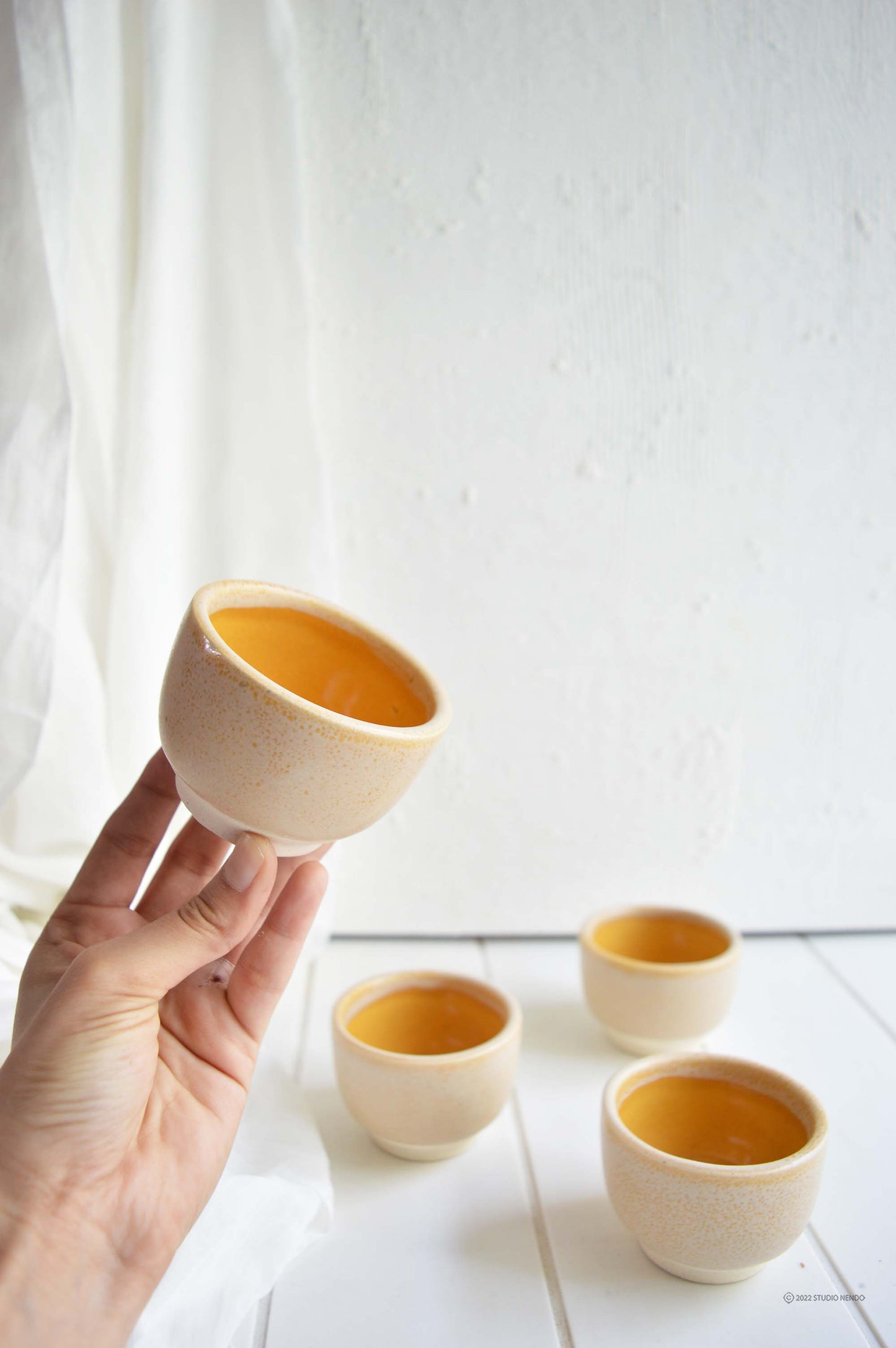 ESPRESSO CUP- Set of 4- Sunshine Yellow