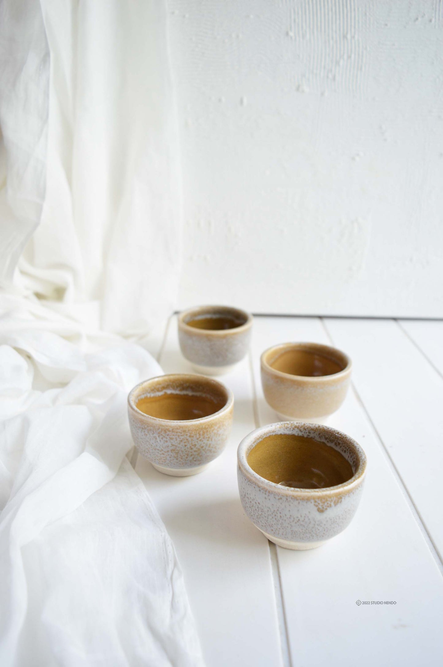 ESPRESSO CUP- Set of 4- Dark Mustard