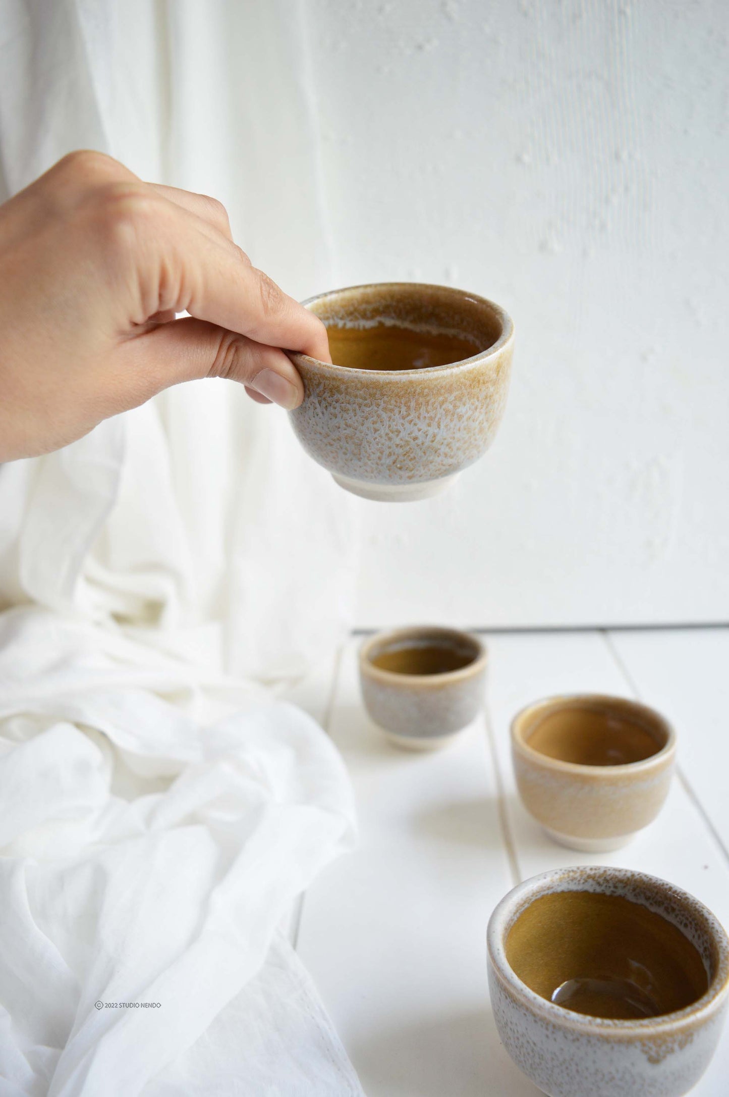 ESPRESSO CUP- Set of 4- Dark Mustard