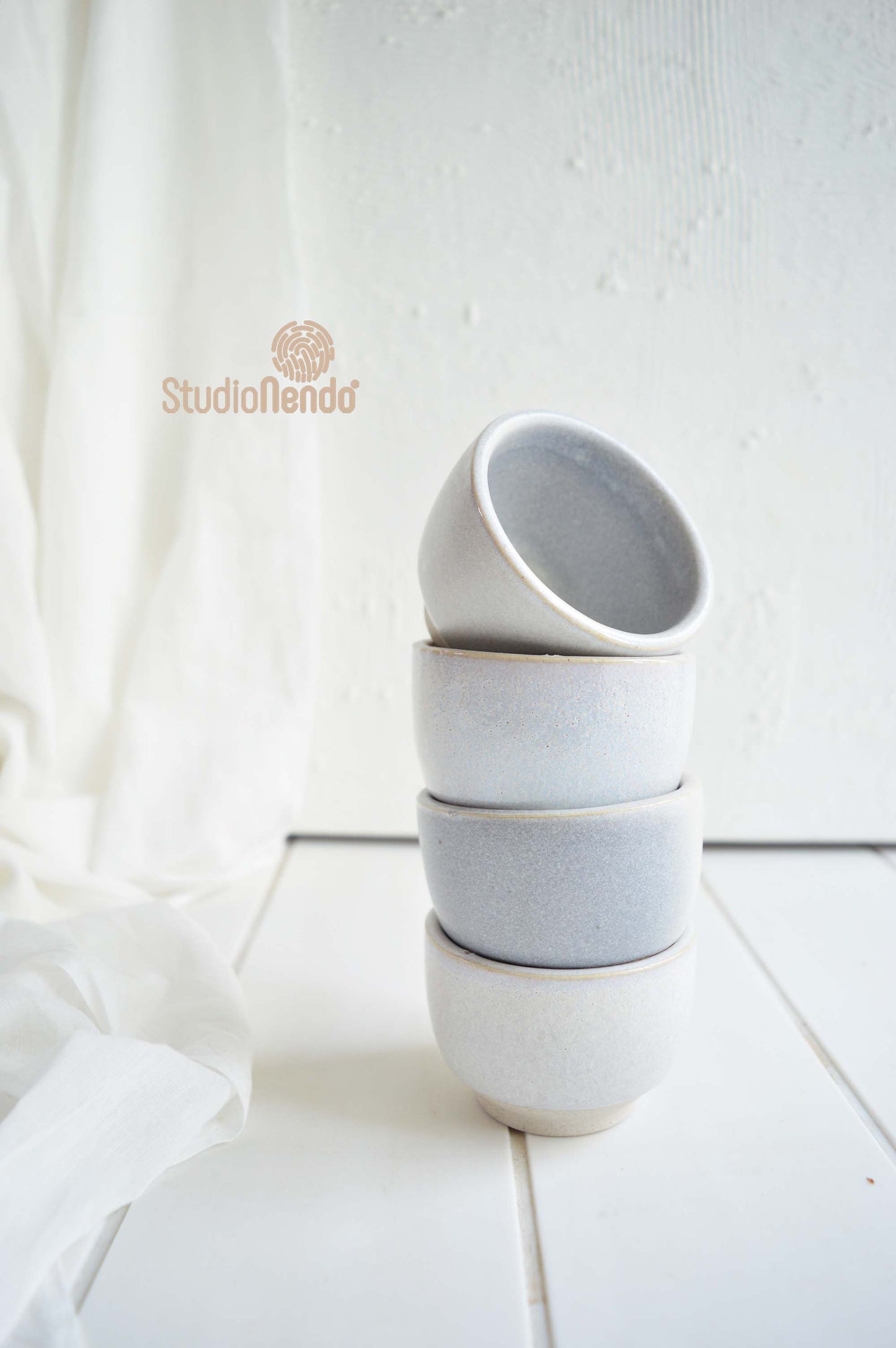 ESPRESSO CUP- Set of 4- Light Grey