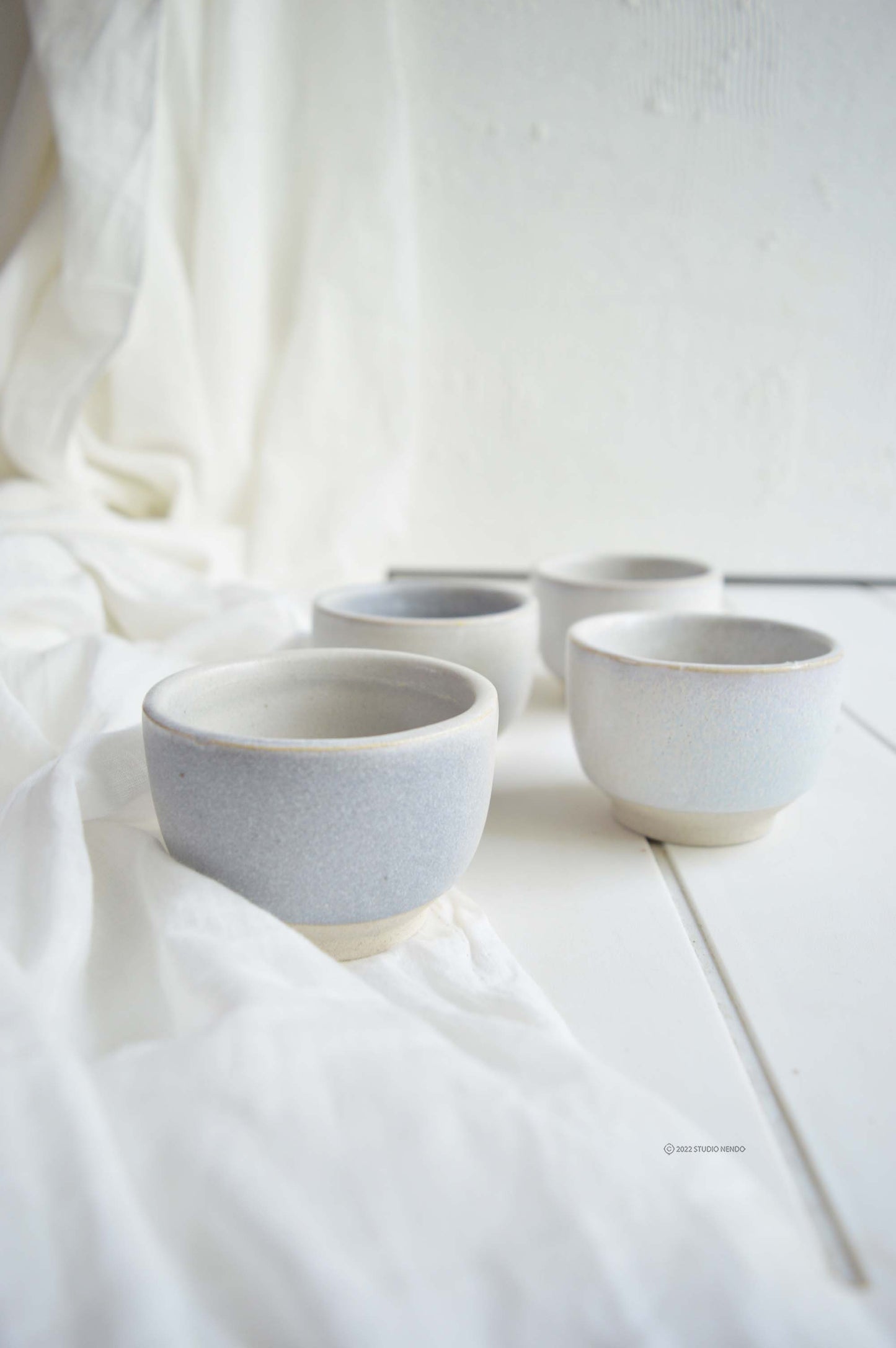 ESPRESSO CUP- Set of 4- Light Grey