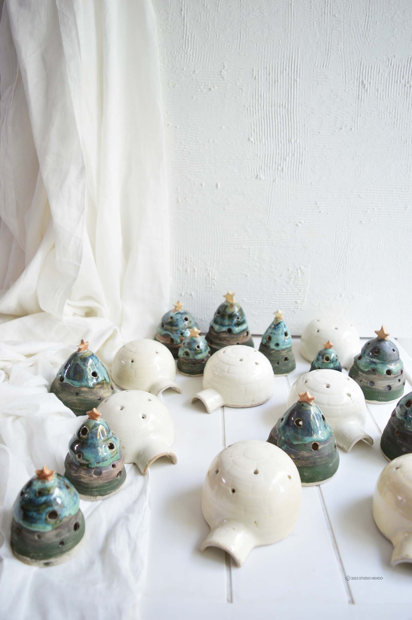 IGLOO- Sculptural Tealight Houses/ Smoke Boxes