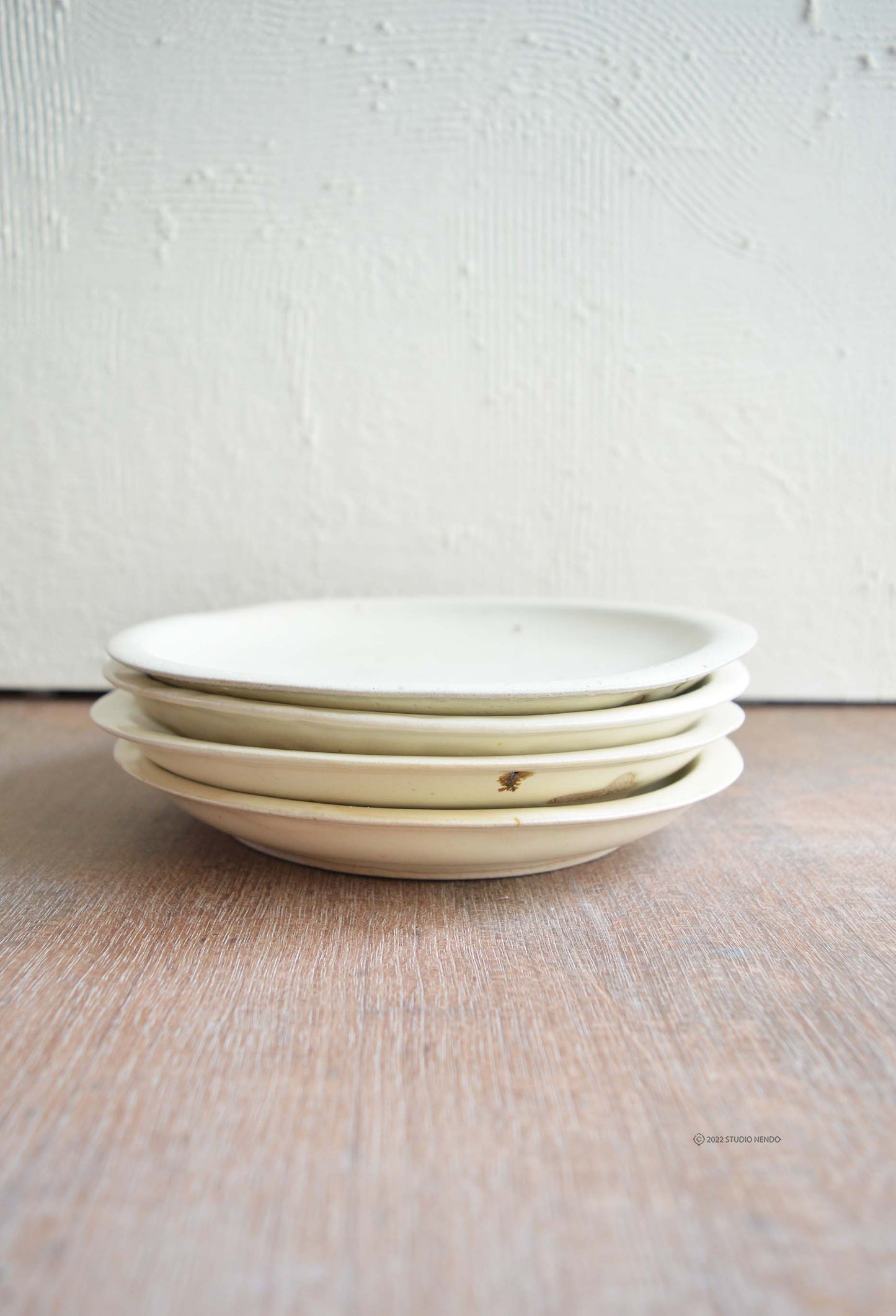 Quarter Plate- Set of 2- Cream