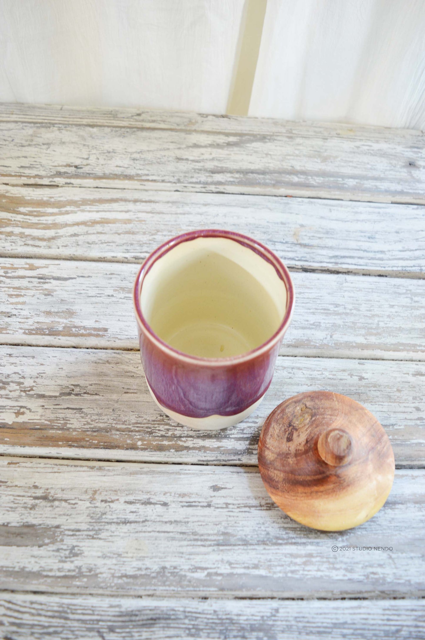 Mottled Rose- Storage Jars