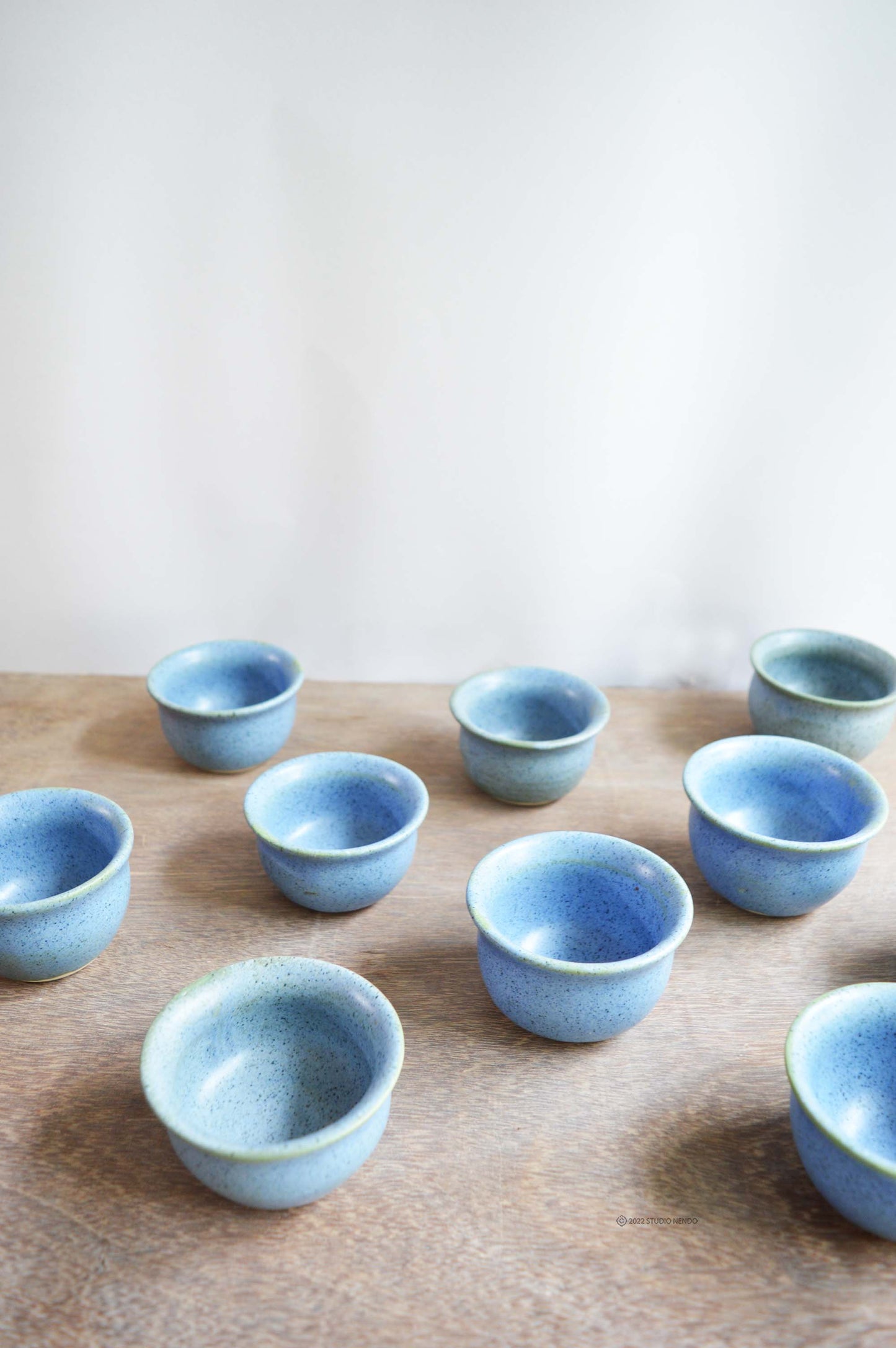 Deep Katori- Set of 2- Matt Blue