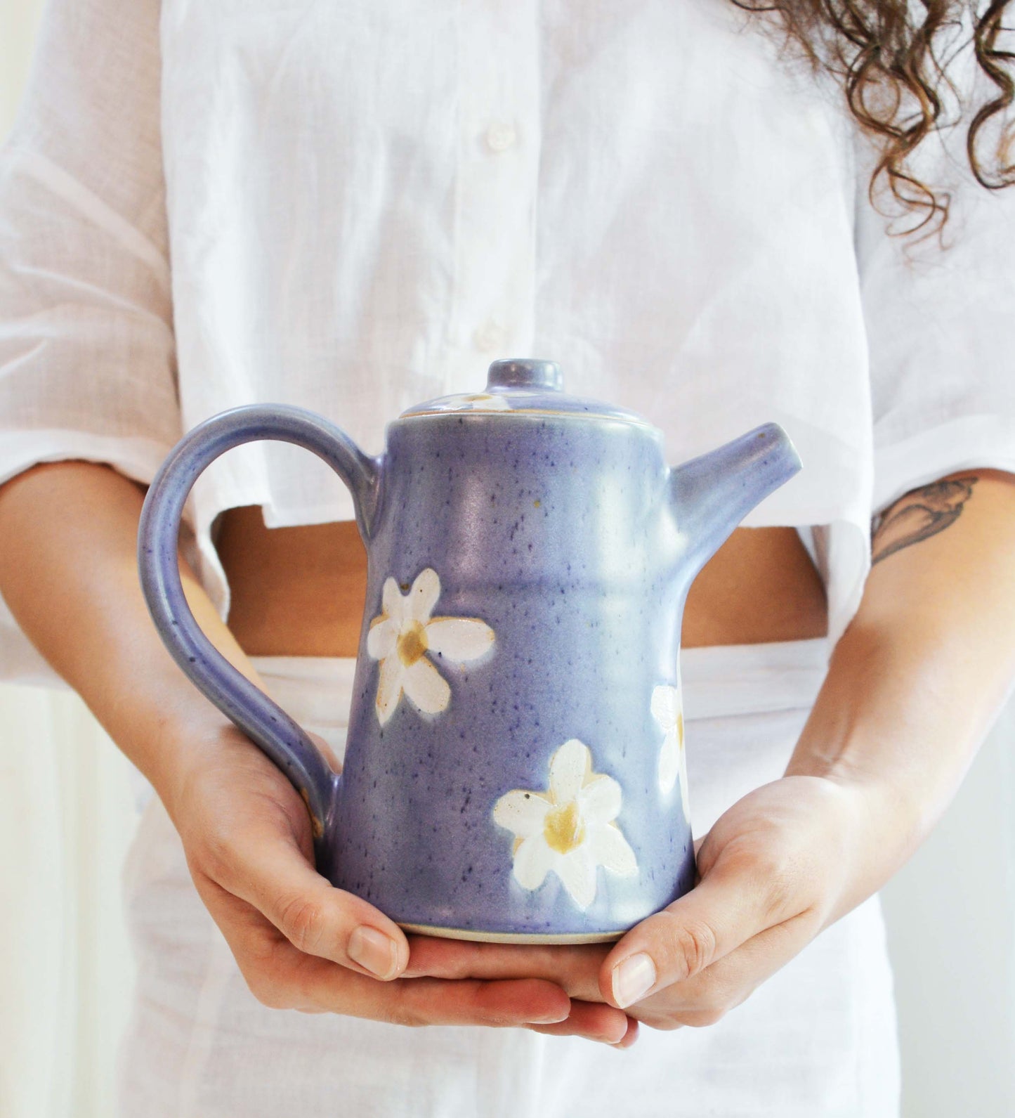 Couples Teaset- Daisy- Lilac