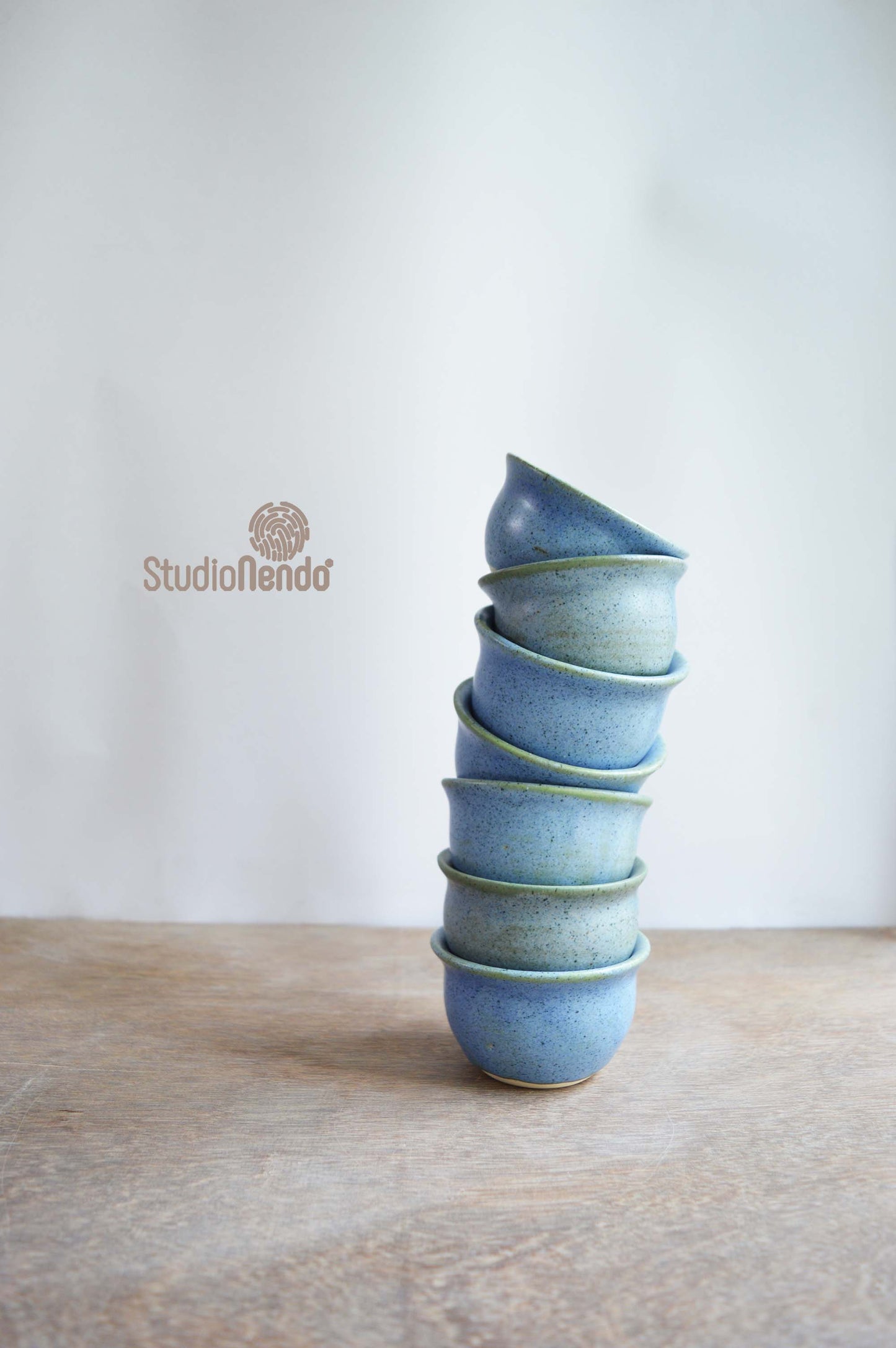 Deep Katori- Set of 2- Matt Blue
