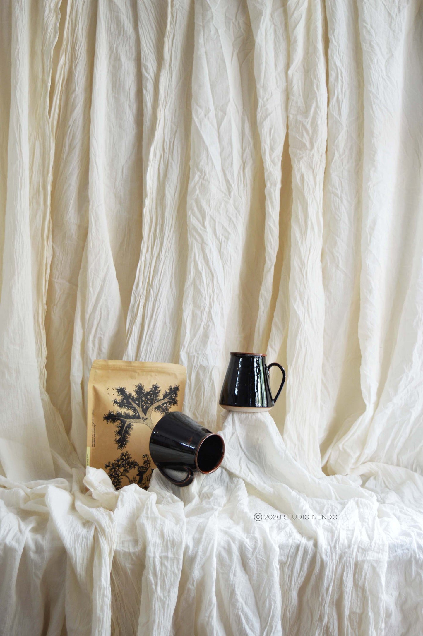 MUGS- SET OF 2- Tenmoku