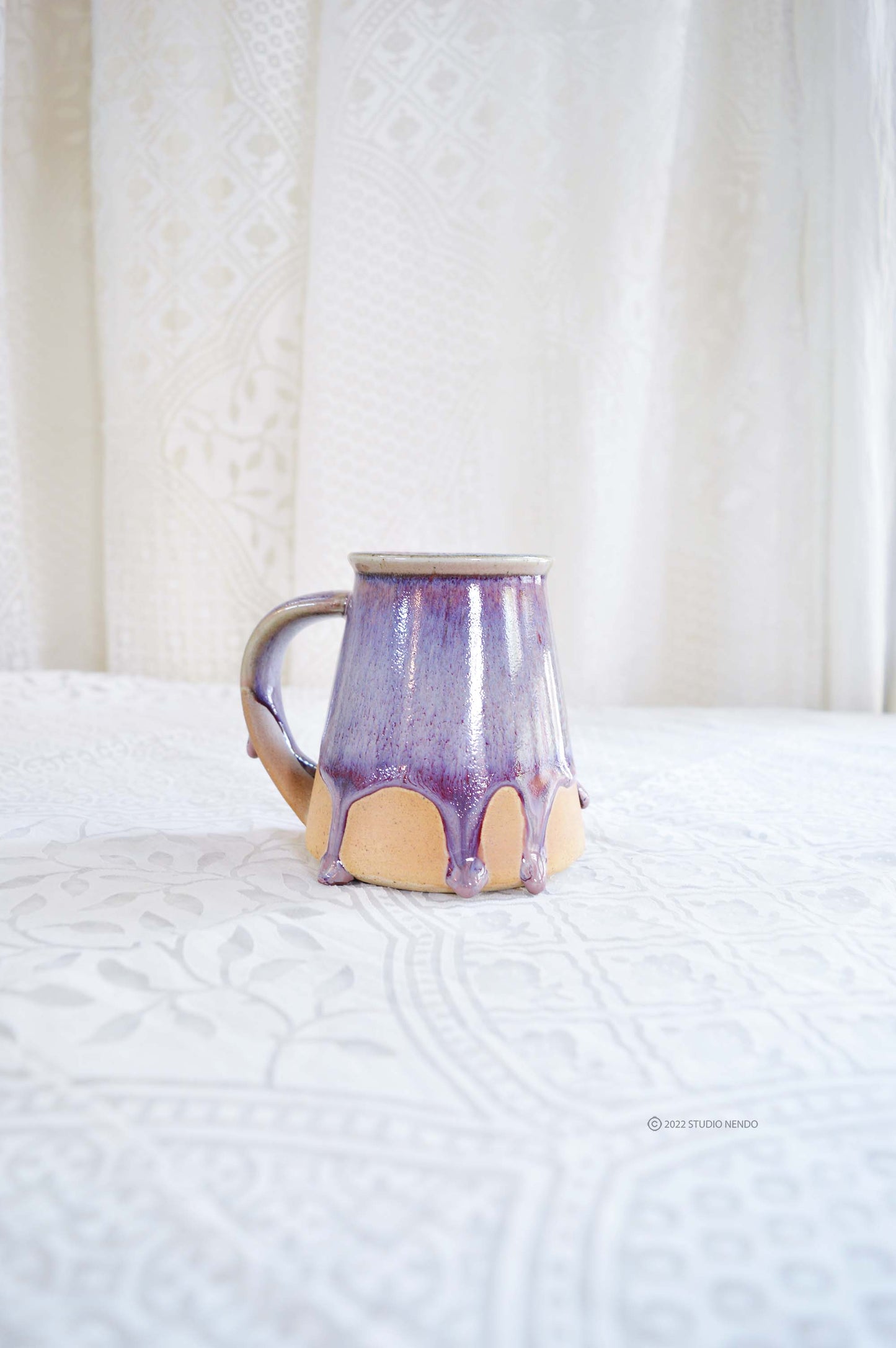 Mottled Rose- Coffee Mugs- Seconds