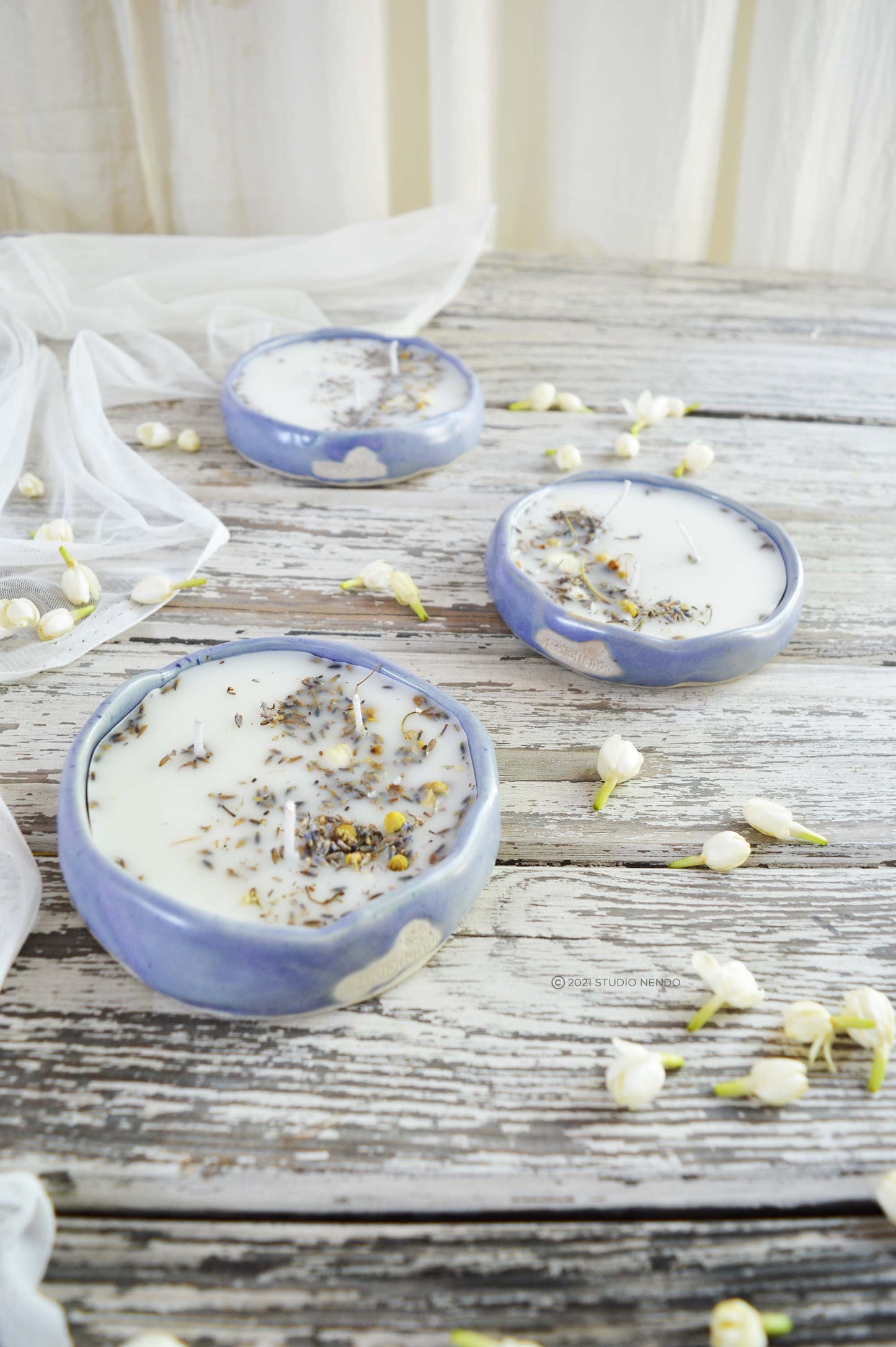 Festive Candle- Lilac- Lavender