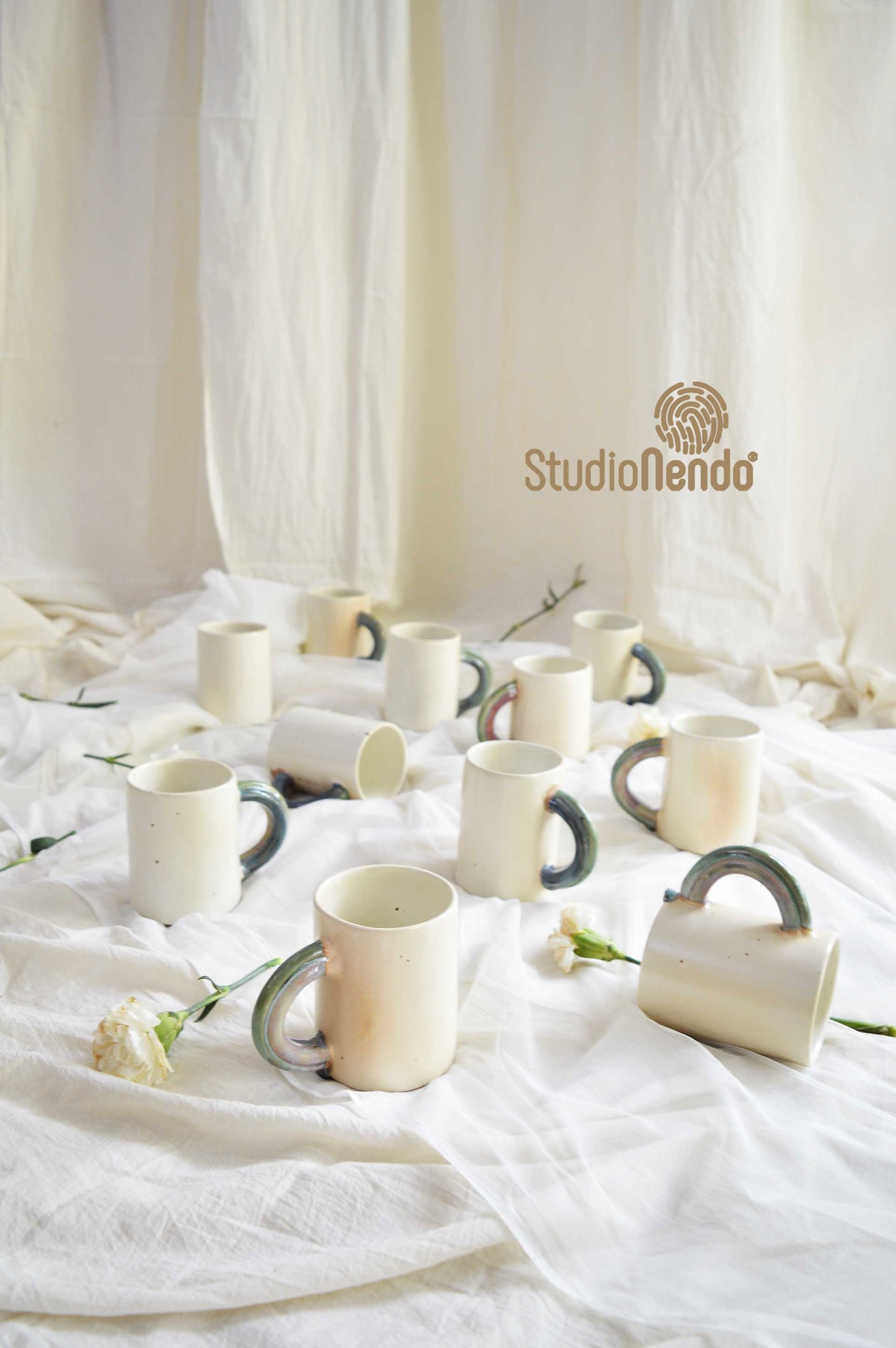 Tall Coffee Mug- Rainbow