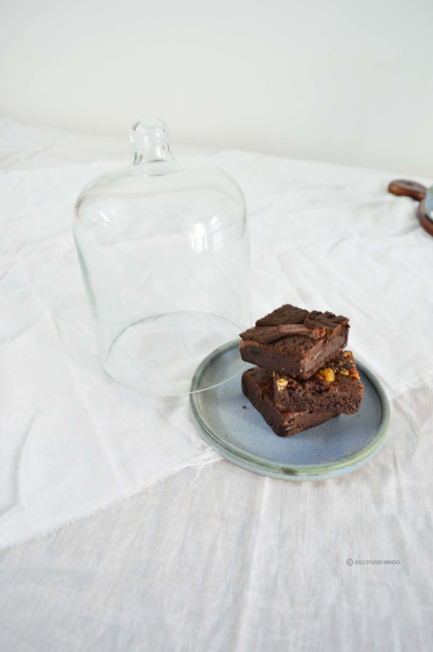 Cookie Cloche- Matt Blue