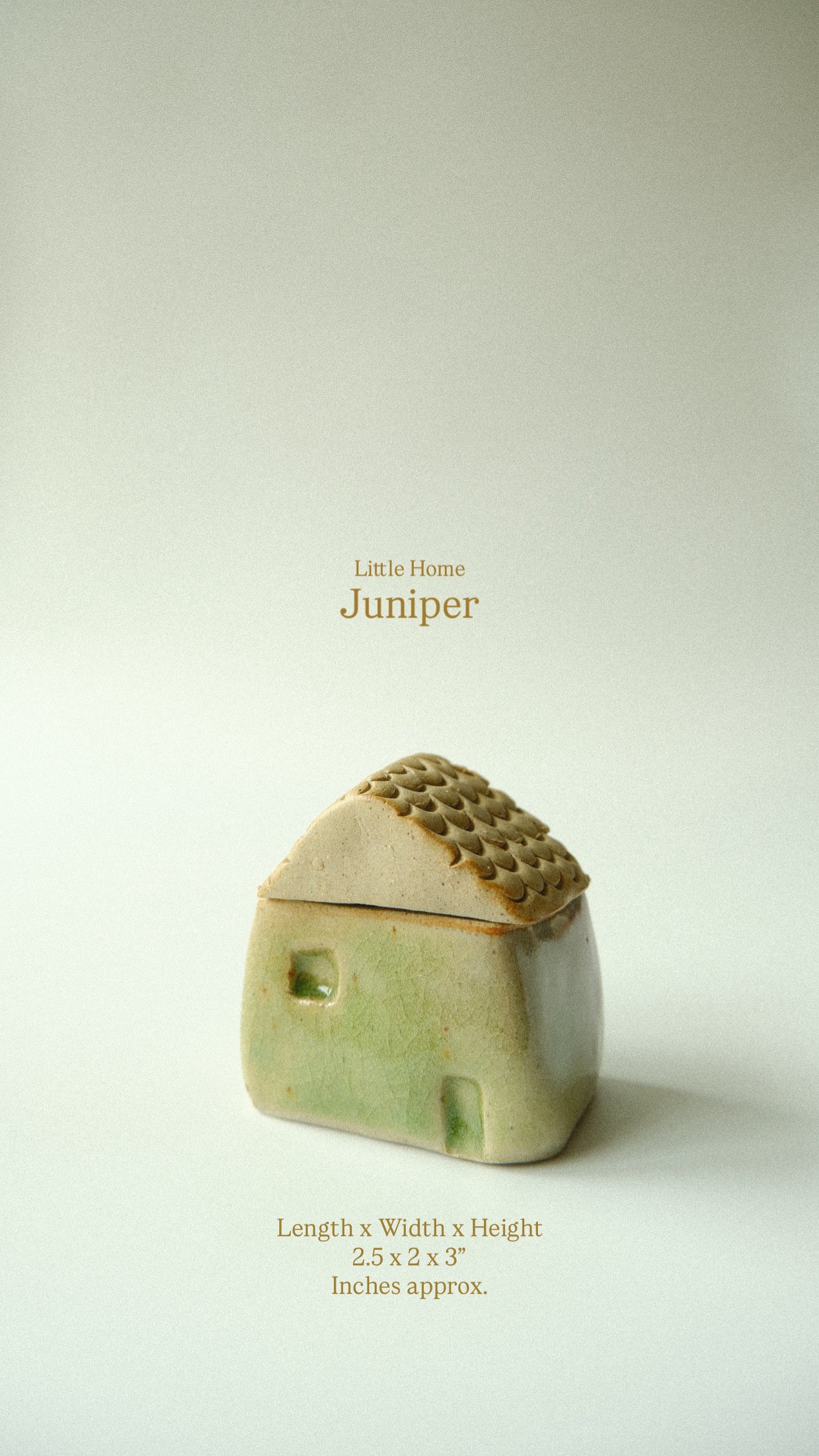 Little Homes Collection- Miniature Ceramic Sculptures
