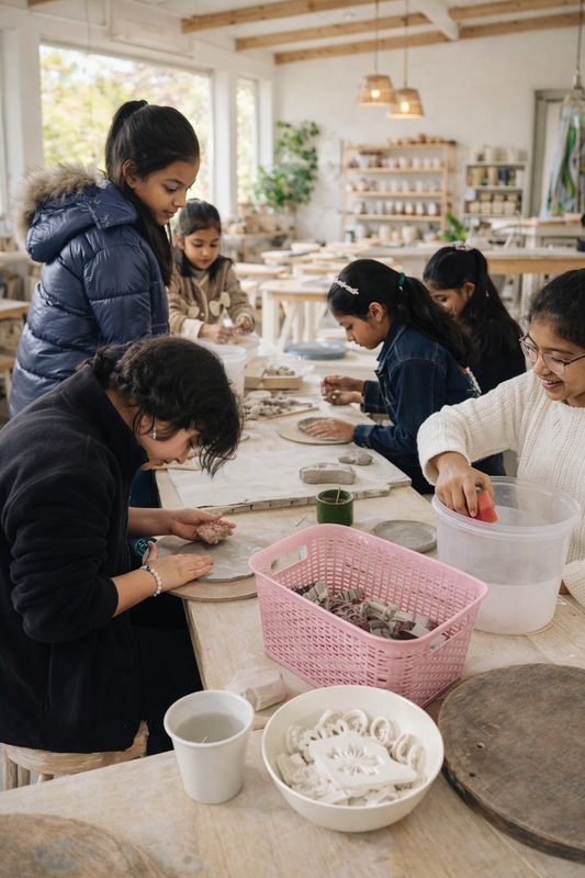 Kids Birthday Celebration Pottery Workshop