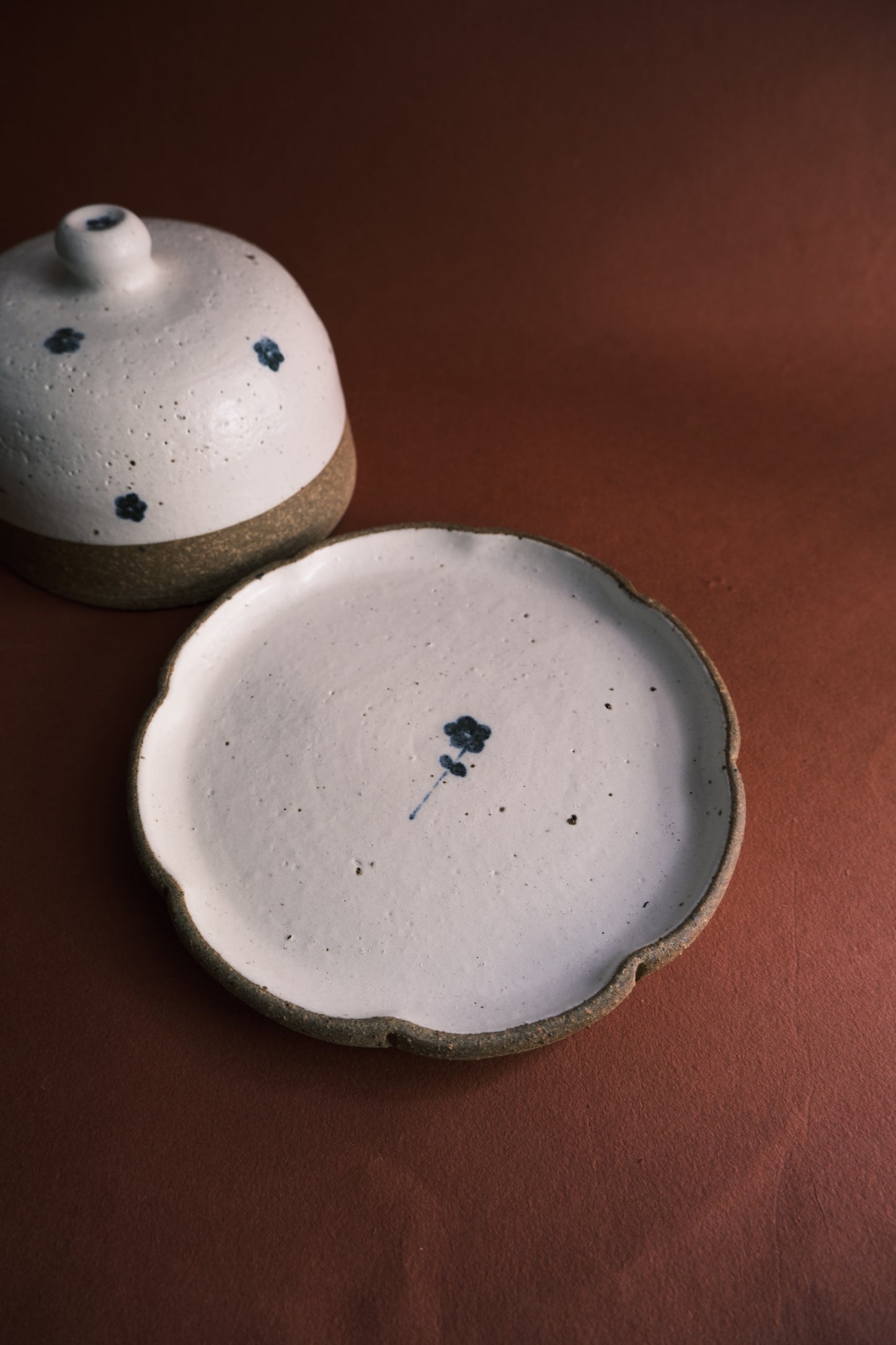 Butter Dish- Wildflower