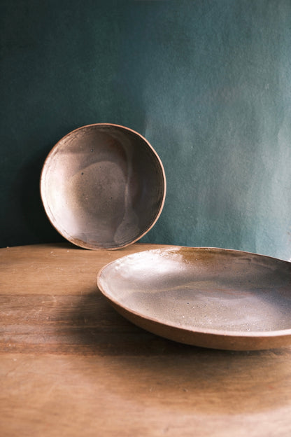 Serving Bowl/ Dinner Bowl- Dark Umber