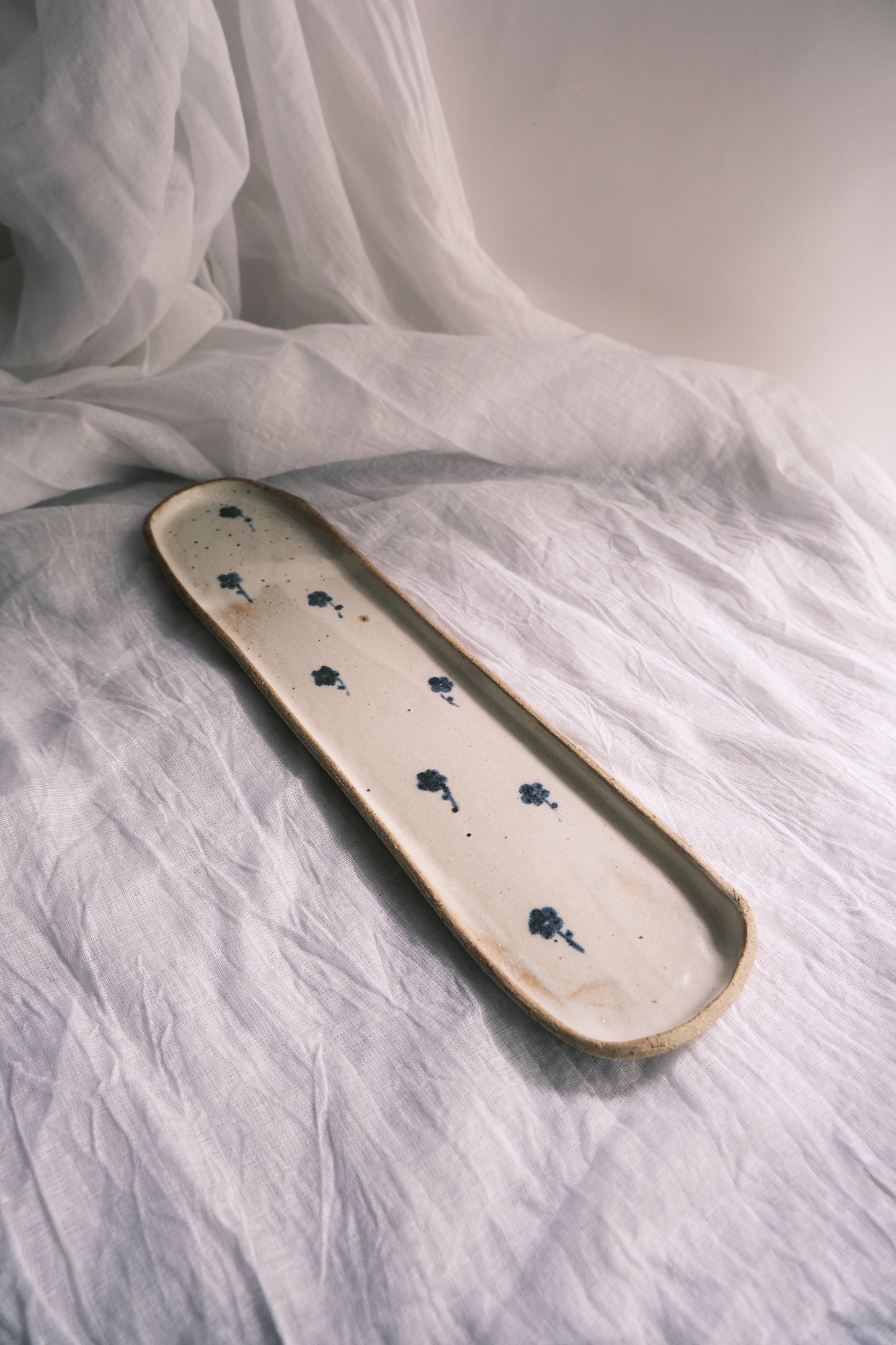 Long Dainty Tray for Serving or Keepsakes