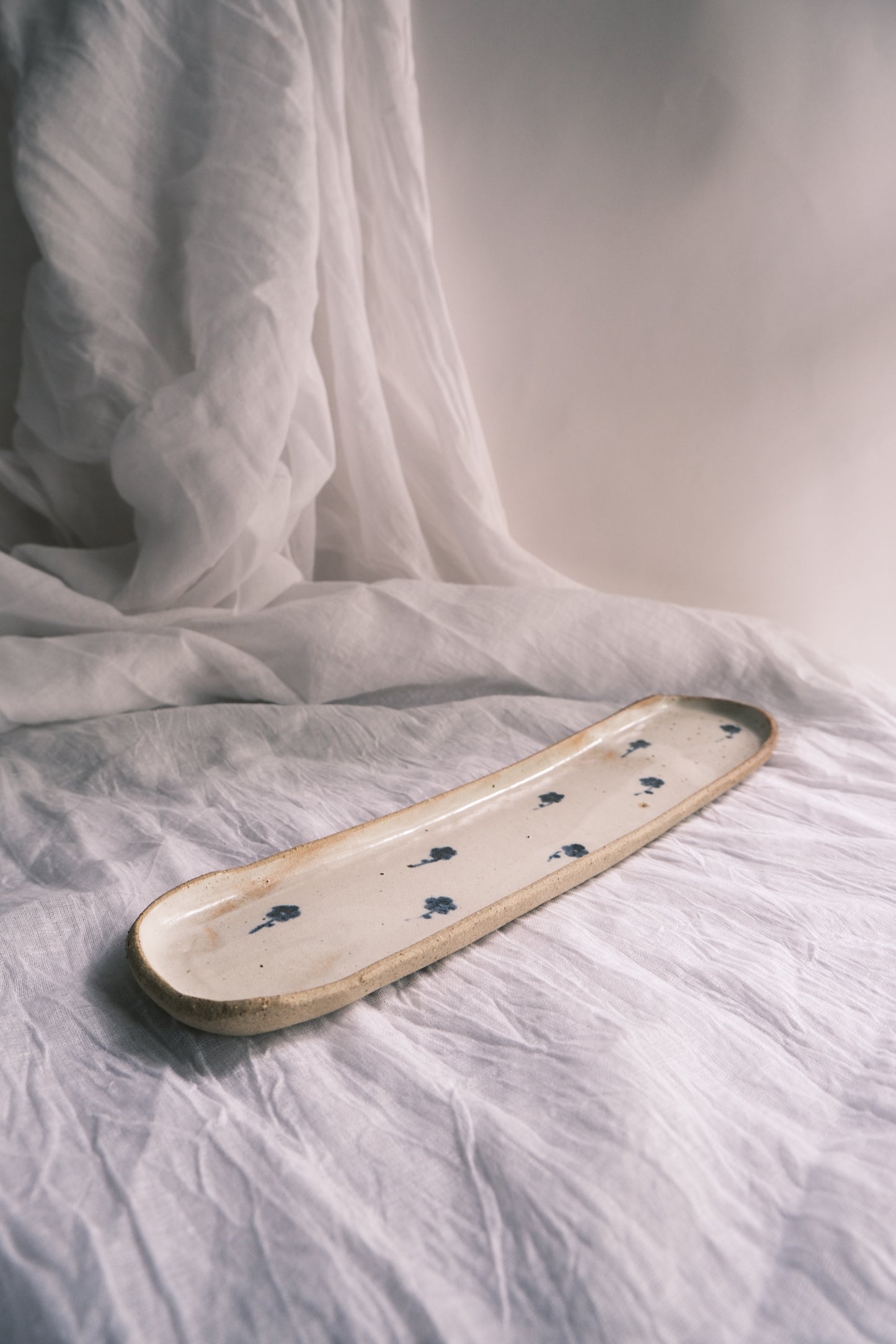 Long Dainty Tray for Serving or Keepsakes