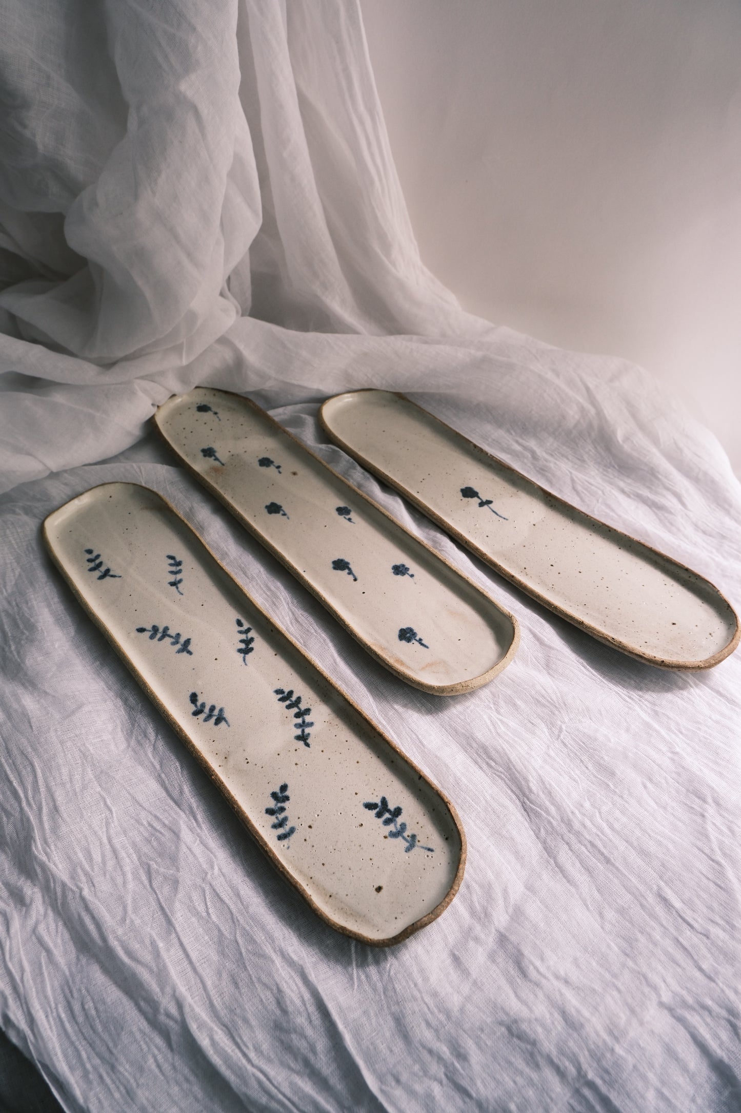 Long Dainty Tray for Serving or Keepsakes