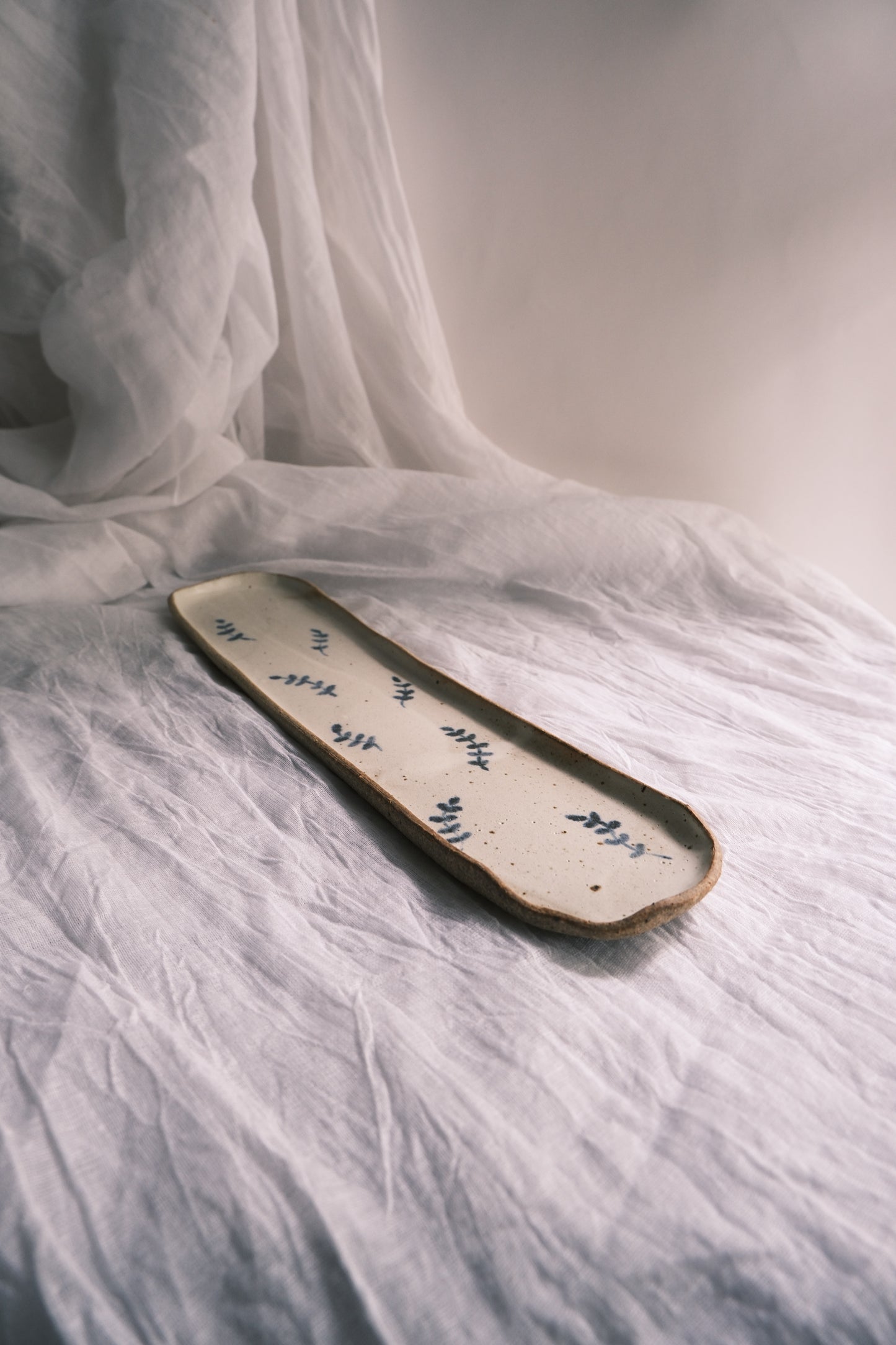 Long Dainty Tray for Serving or Keepsakes