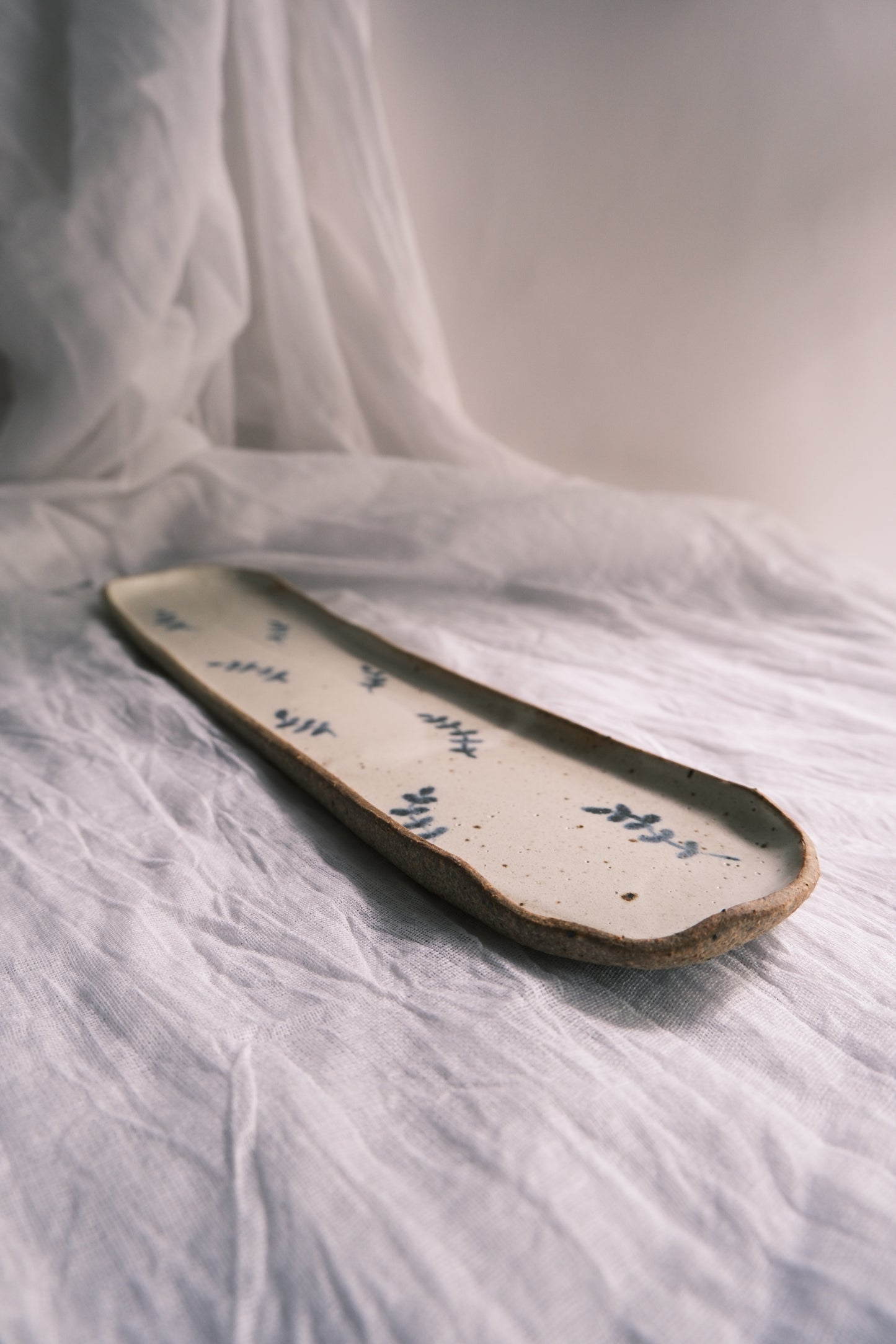 Long Dainty Tray for Serving or Keepsakes