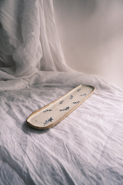 Long Dainty Tray for Serving or Keepsakes