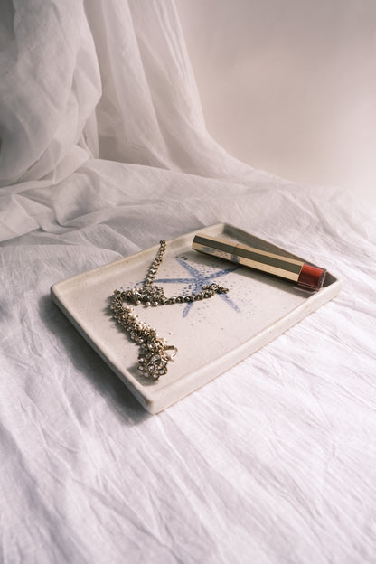 Rectangular Tray for Serving or Keepsakes- Starfish