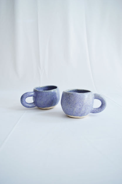 Teacups- Speckled Lilac- Set of 2