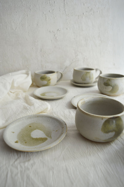 Cappuccino Cup & Saucer- Stone