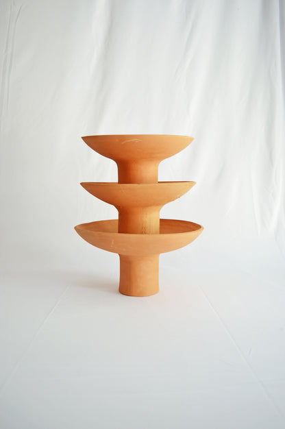 Pedestal Bowls- Terracotta