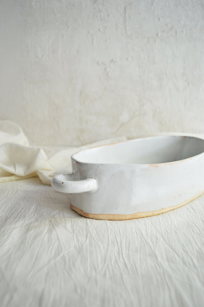 Oval Baking/Serving Dish- Handbuilt