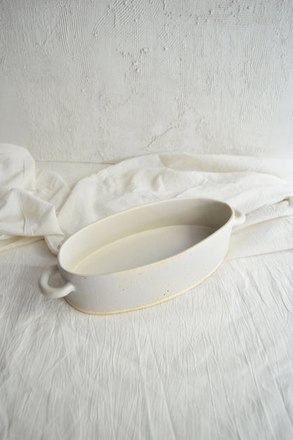 Oval Baking/Serving Dish- Handbuilt