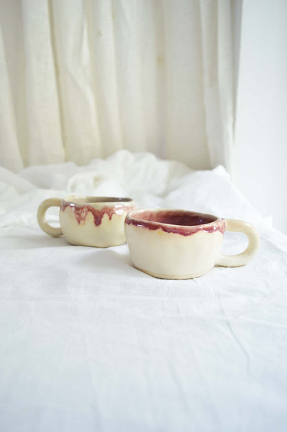 Handbuilt Cappuccino Cups - Set of 2