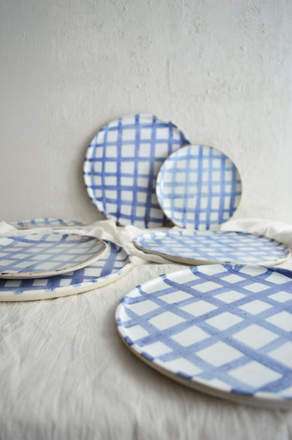 Plates - Gingham- Set of 2