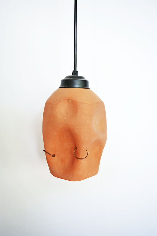 Earth Light #3 - Terracotta Pendant Lamps