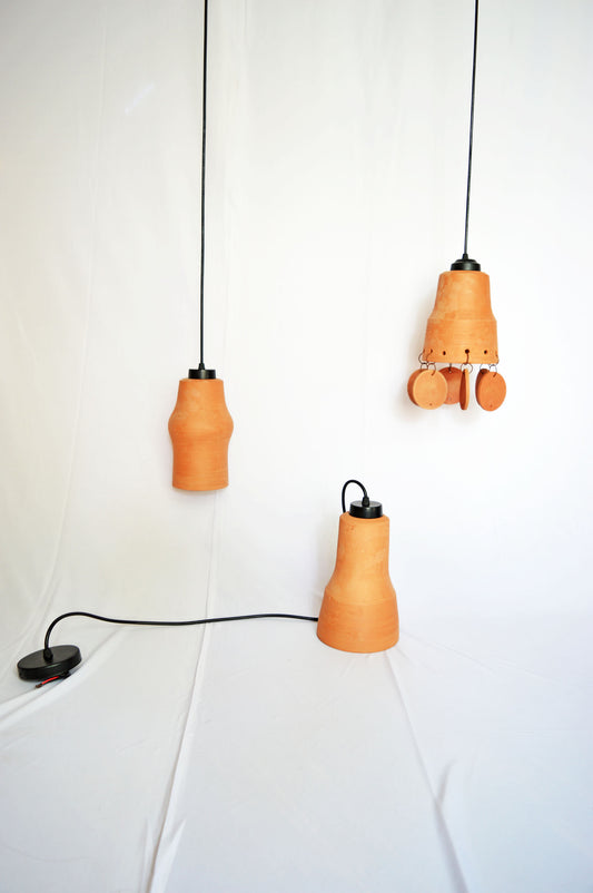 Earth Light #4 - Terracotta Pendant Lamps