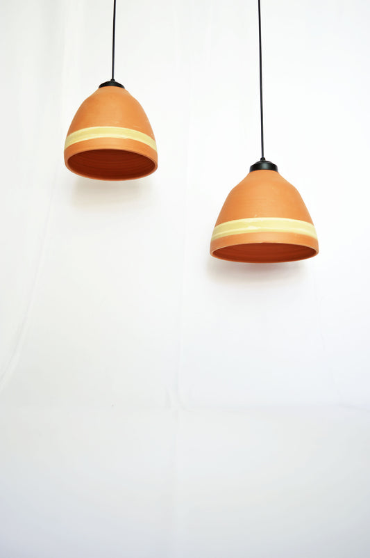 Earth Light #5 - Terracotta Pendant Lamps